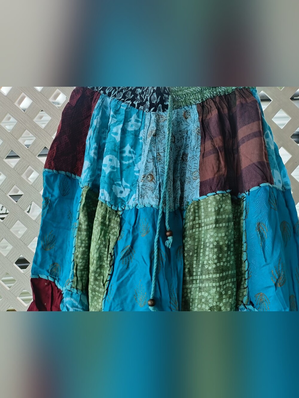 Eccentric Hippie Patchwork Skirt